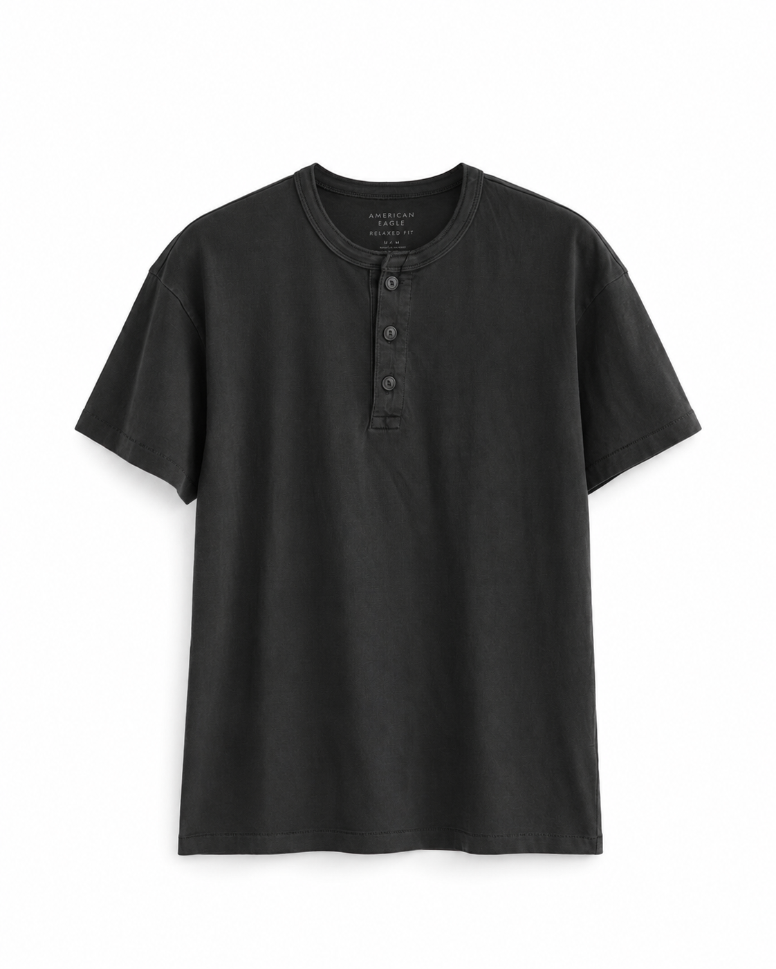 AE HENLEY NECK SHORT SLEEVES WASH