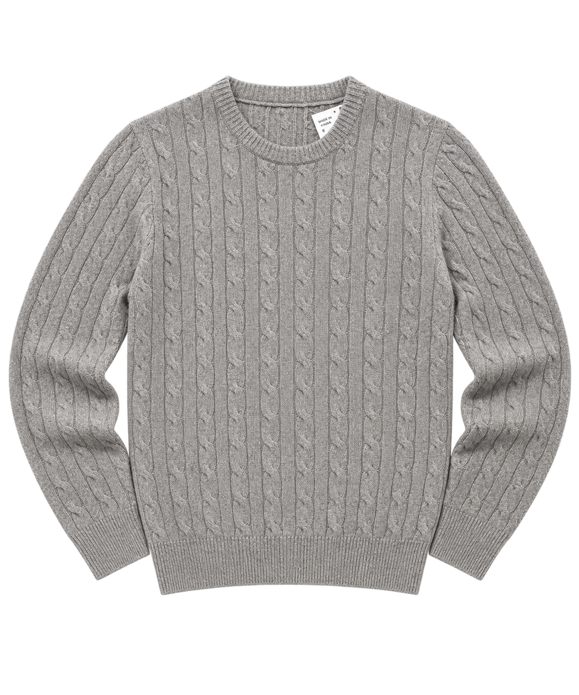 CABLE KNIT SWEATER