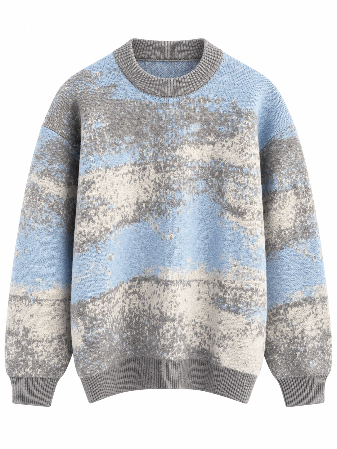 CARDIGAN BUTTON TIEDYE KNIT ML 64