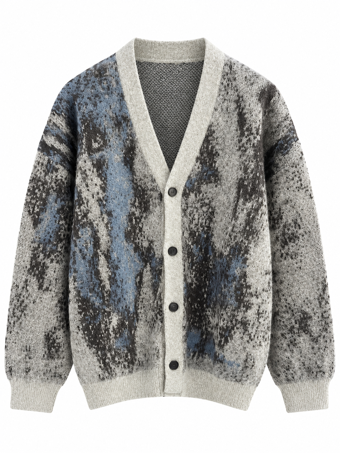 CARDIGAN TIE-DYE BUTTON KNIT ML 27