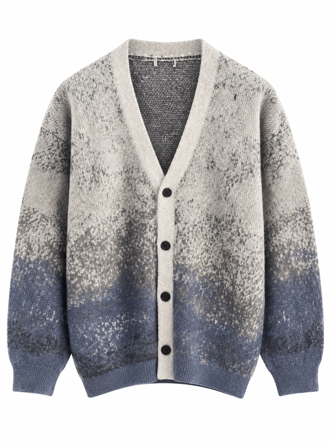 CARDIGAN TIE-DYE BUTTON KNIT ML 28
