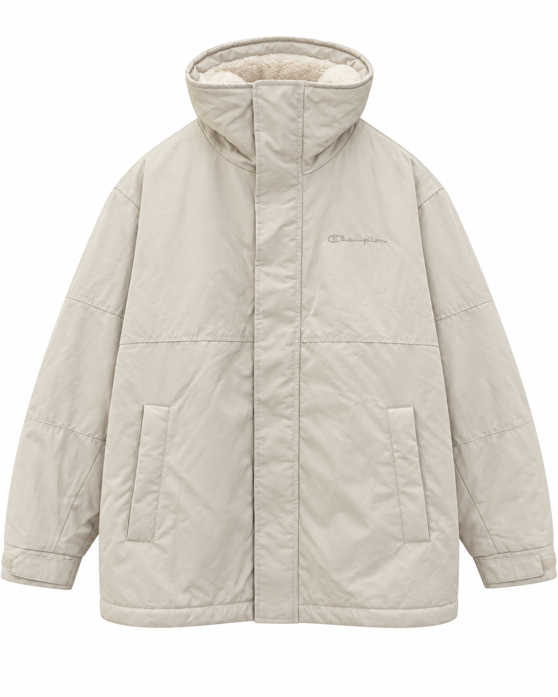 CHAM FLEECE PARKA HIGH NECK JACKET