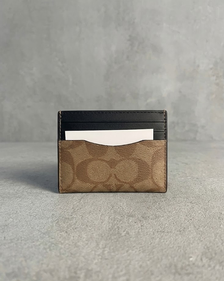 COA MONO SLIM ID CARD - BEIGE