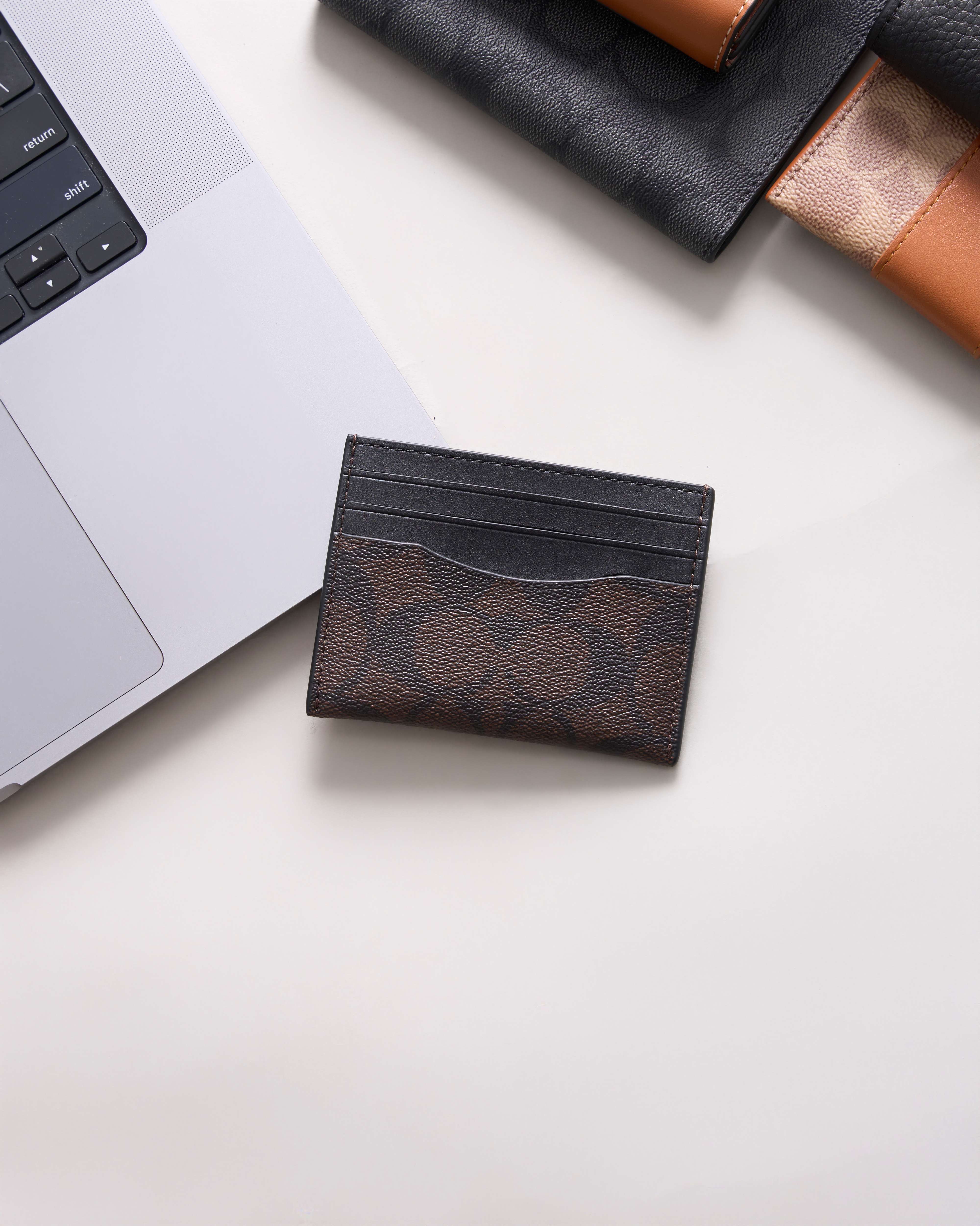 COA MONO SLIM ID CARD - BROWN