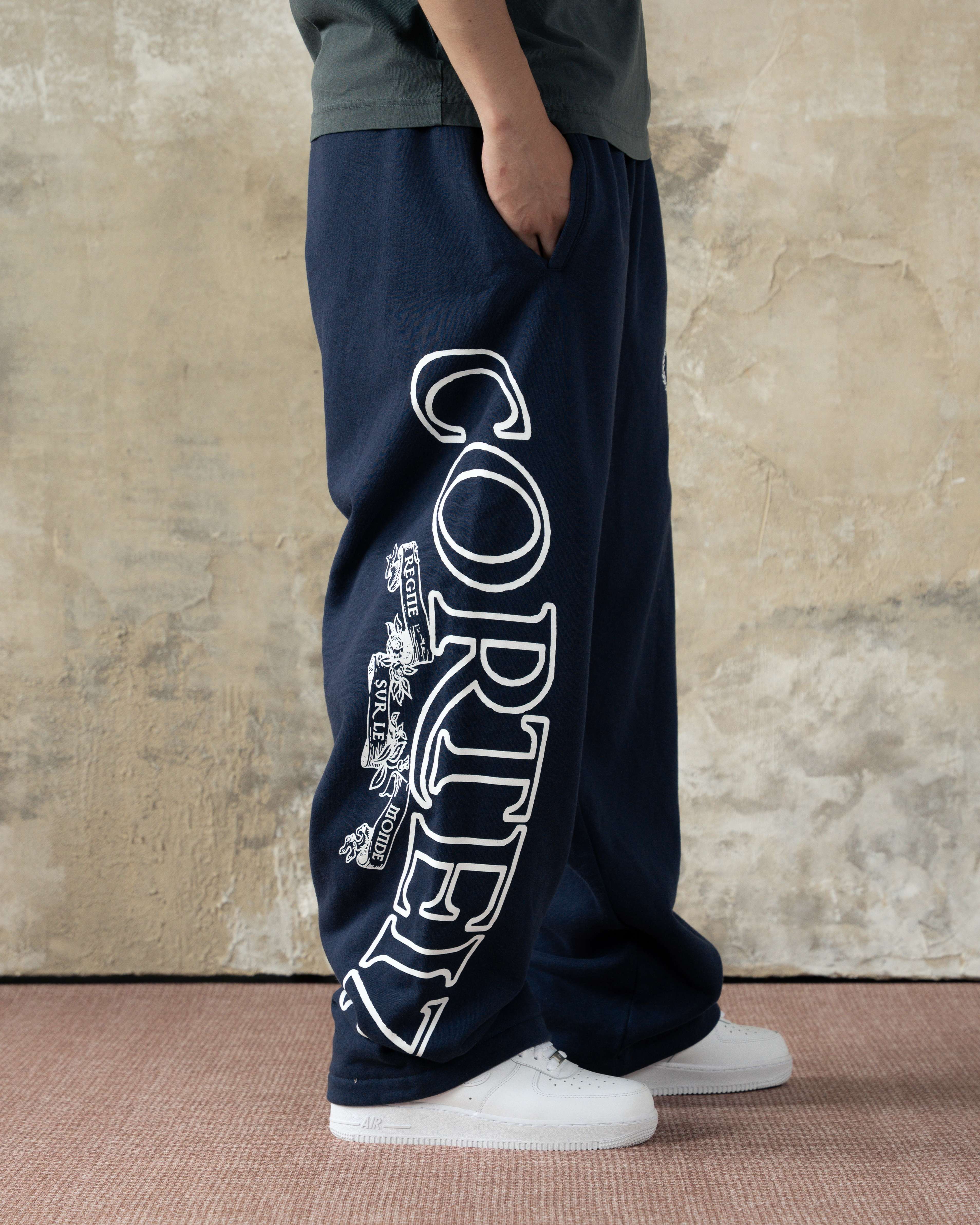 CORT ISLAND PUFF BIG PRINT SWEATPANTS