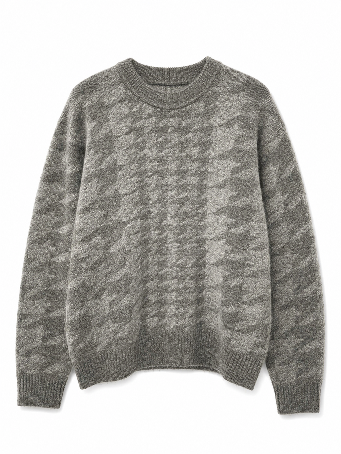 CROP CREW NECK KNIT