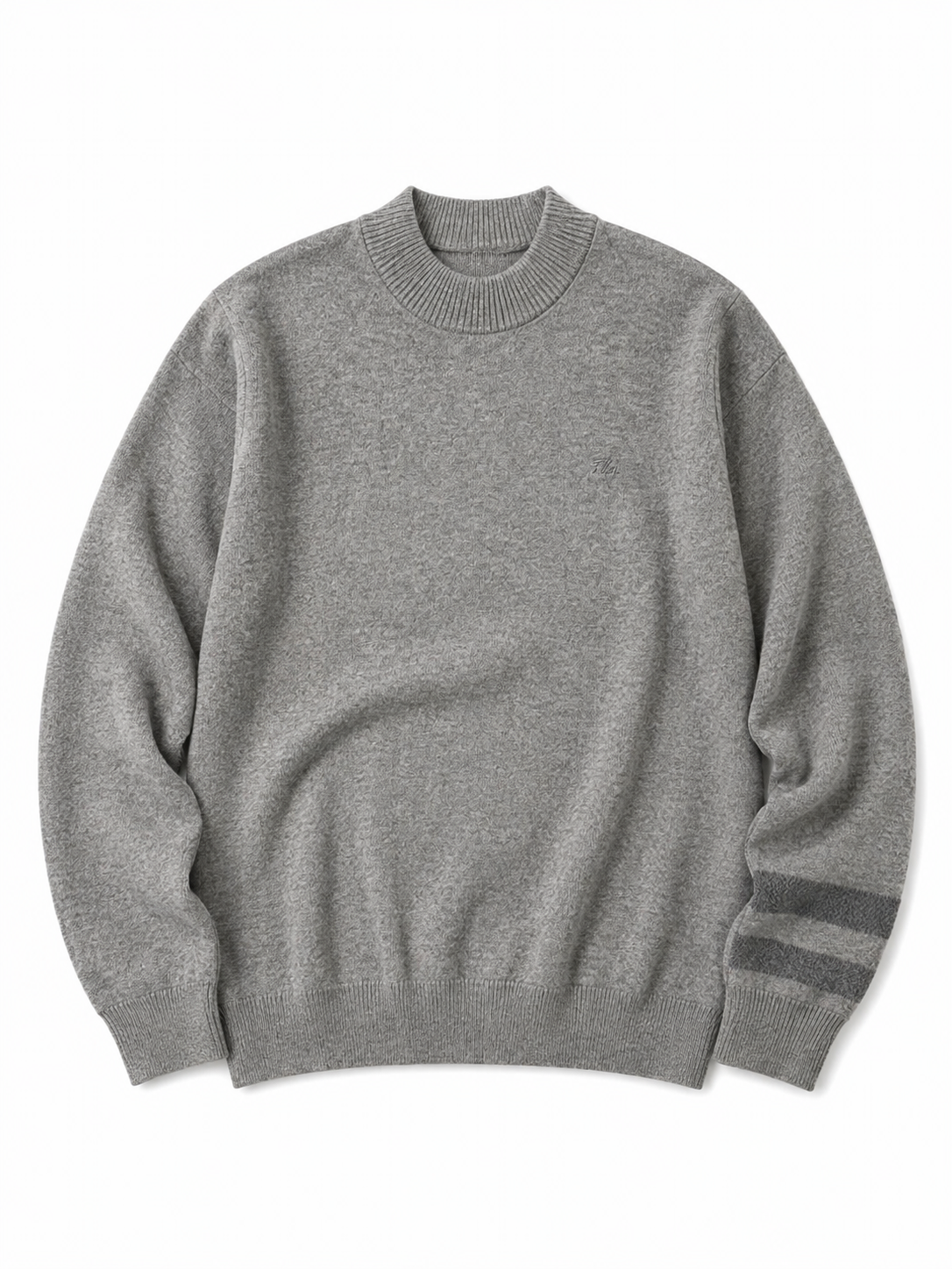 FIL.A LINE WHITE SMALL EMBODRY LOGO KNIT SWEATER