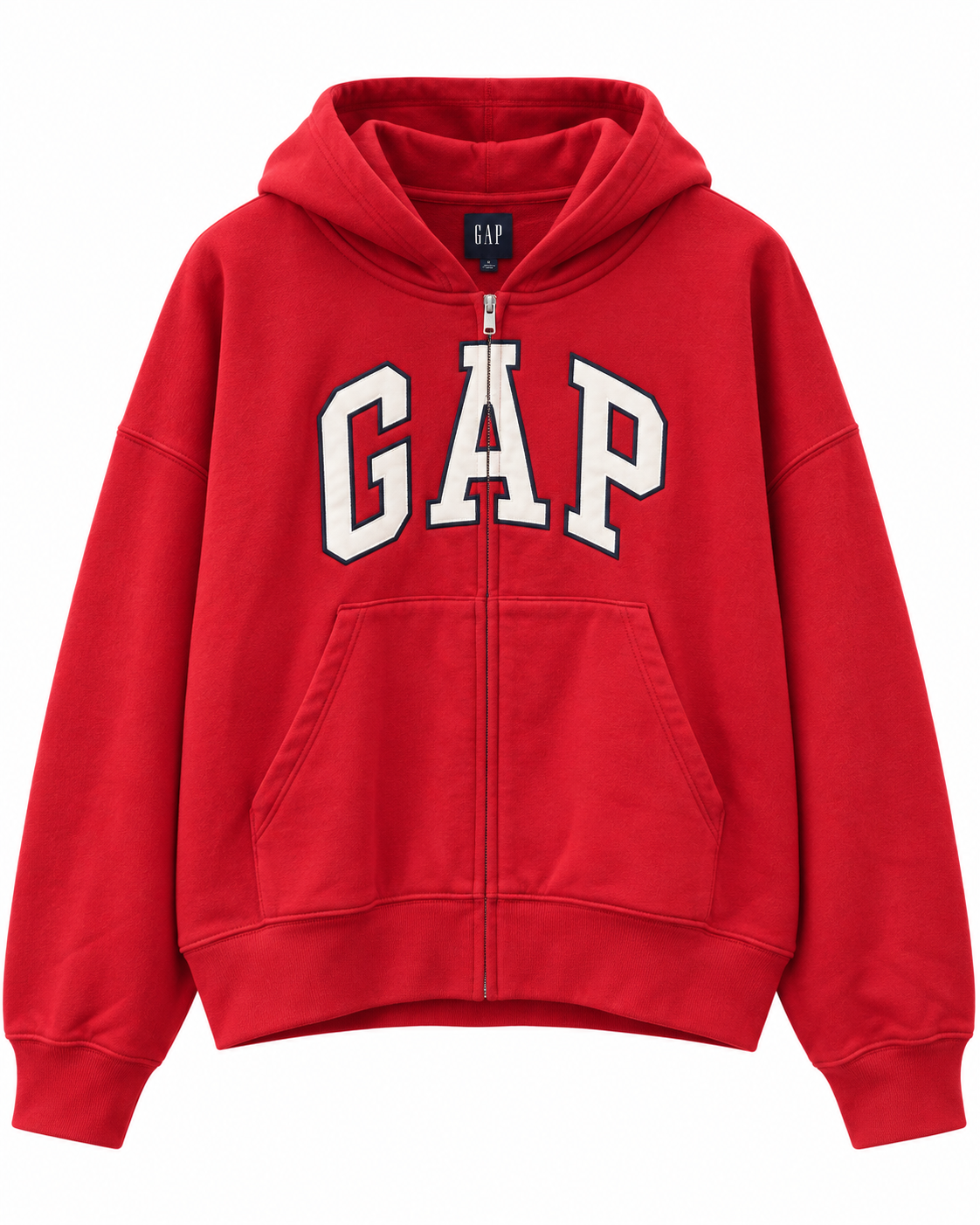 GA BOXY FIT BIG PATCH LOGO - RED