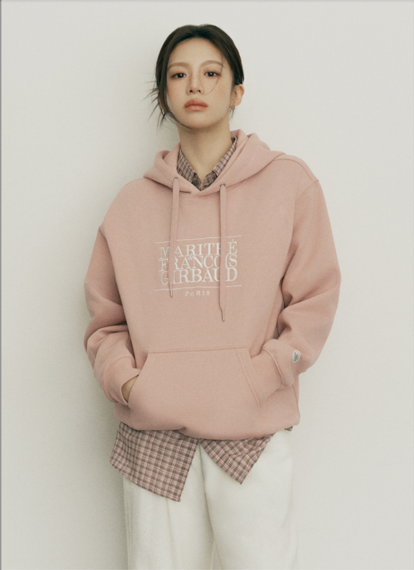 MFG PARIS CLASSIC LOGO EMBROIDERY HOODIE BRUSHED