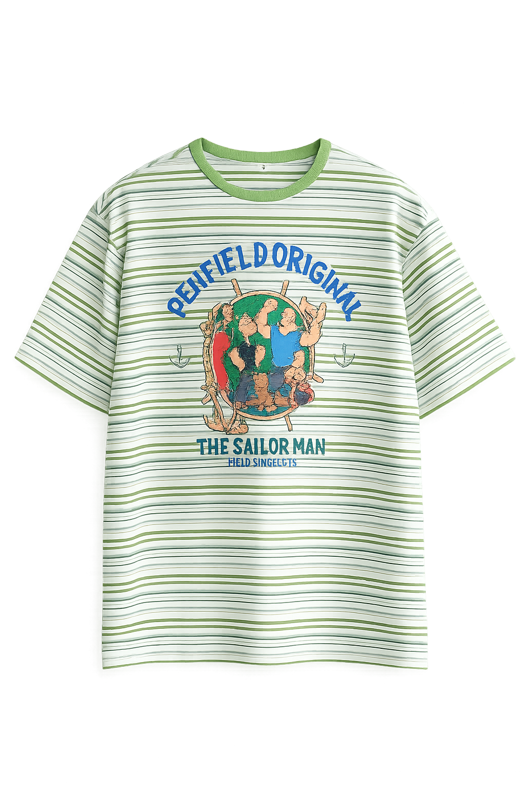 MUTIL STRIPE SAILOR MAN T SHIRT