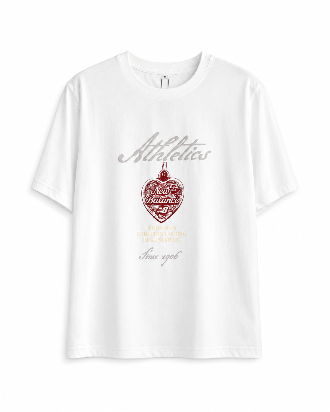 N.B LOGO HEART T-SHIRT