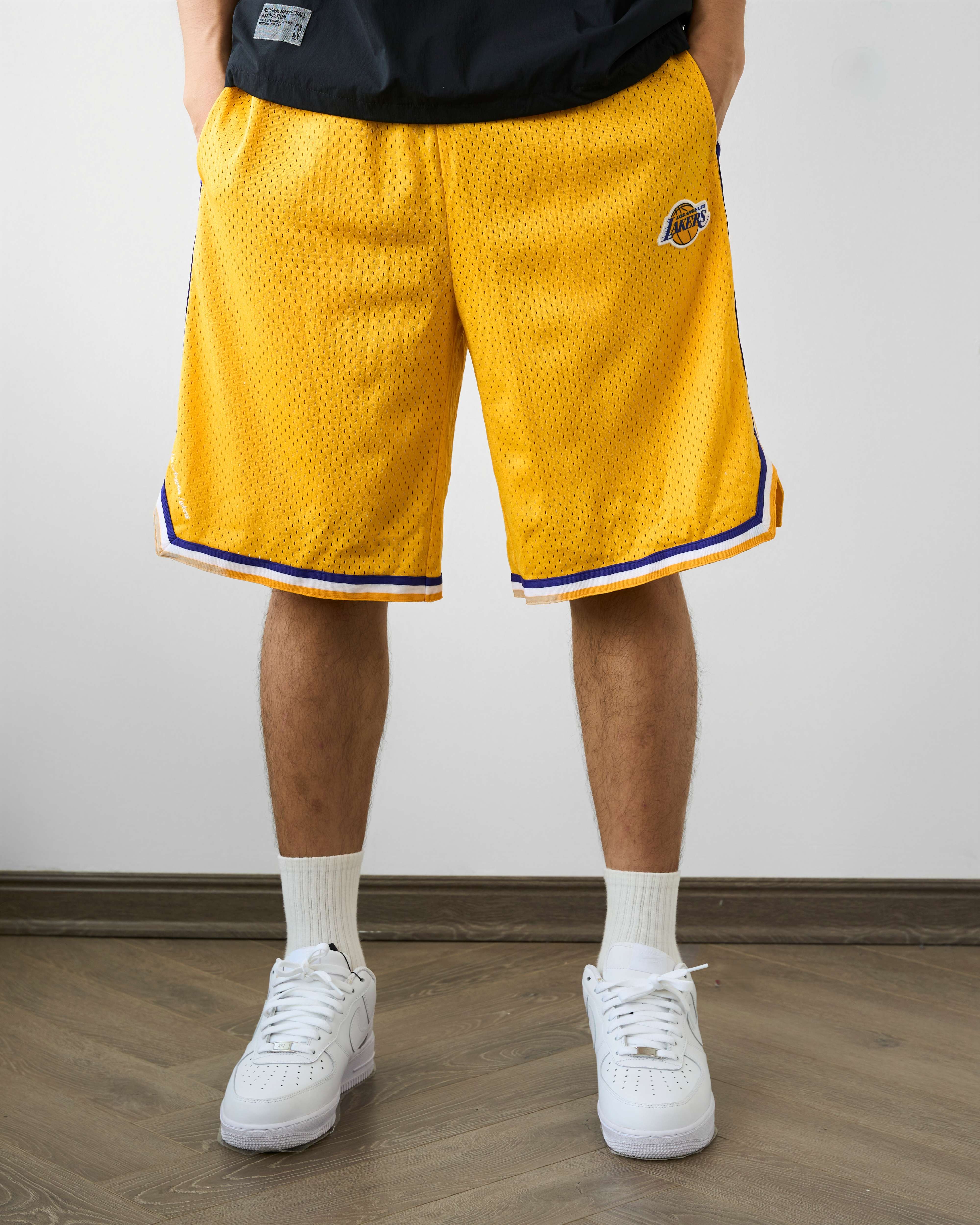 NB.A AUTHENTIC TEAM MESH SHORT