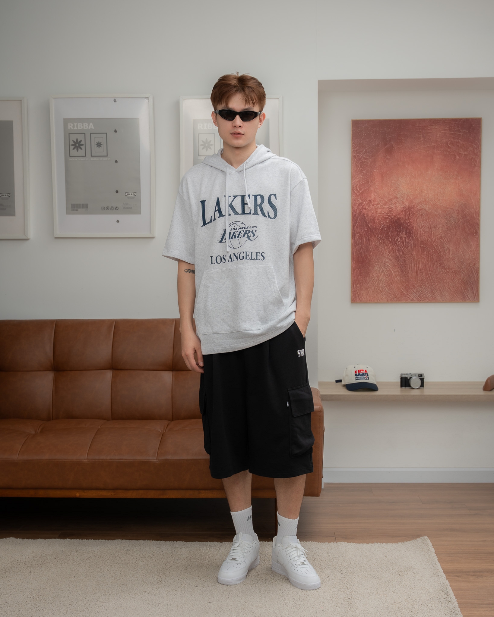 NB. A LAKERS LA TANKTOP HOODIE