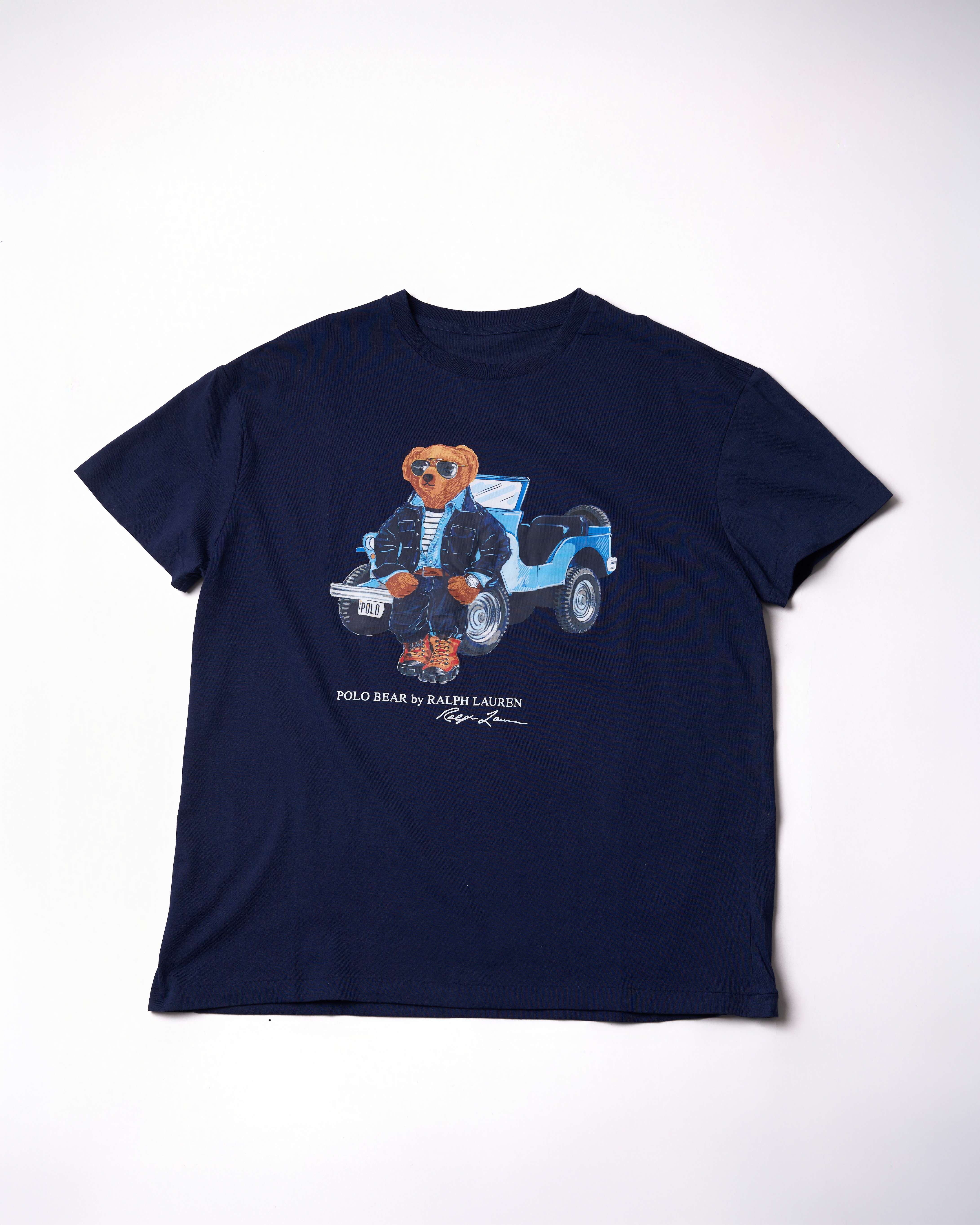 POL RAL BEAR COTTON JERSEY TSHIRT