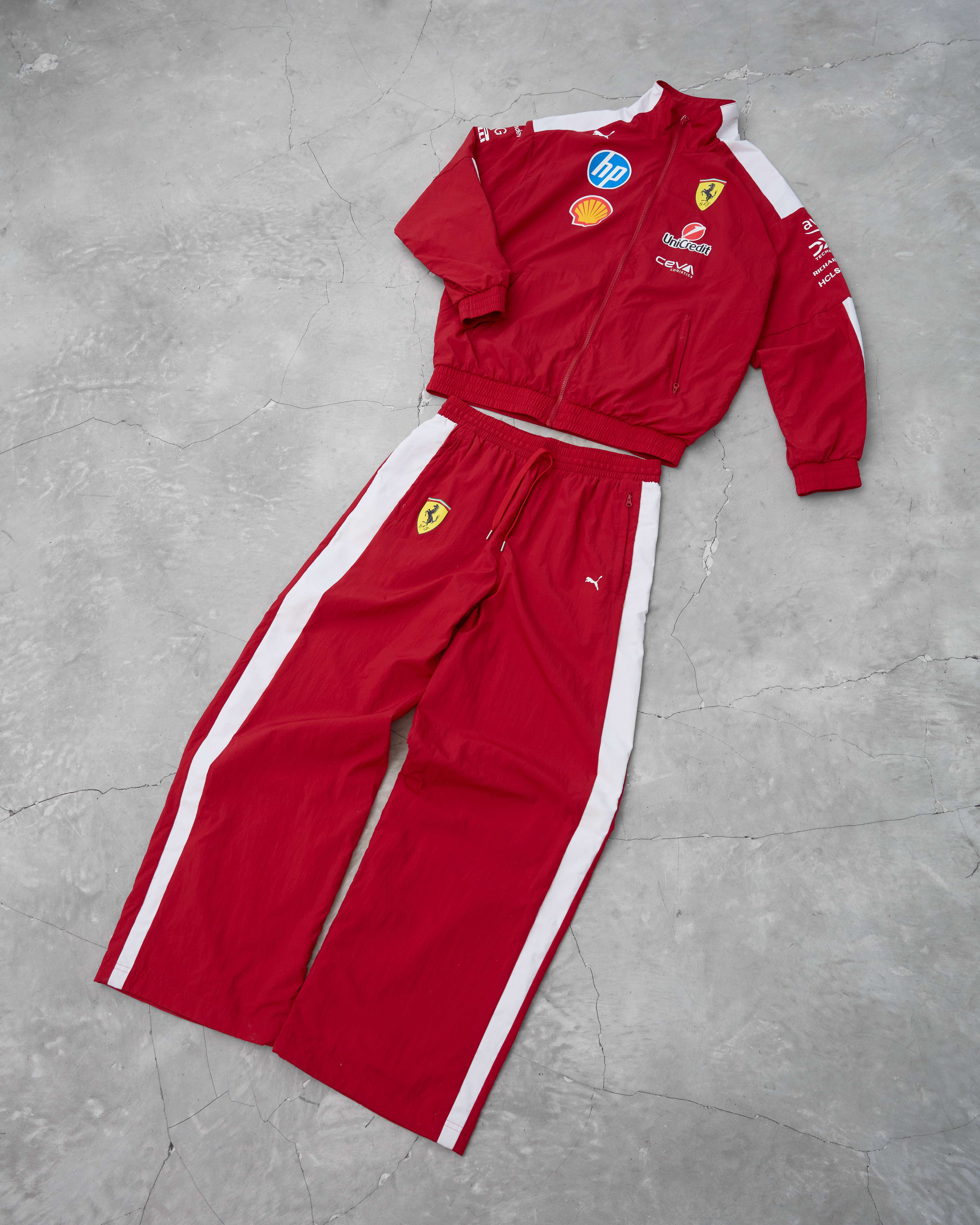 PU MEN'S SCUDERIA FERRARI TRACKPANTS
