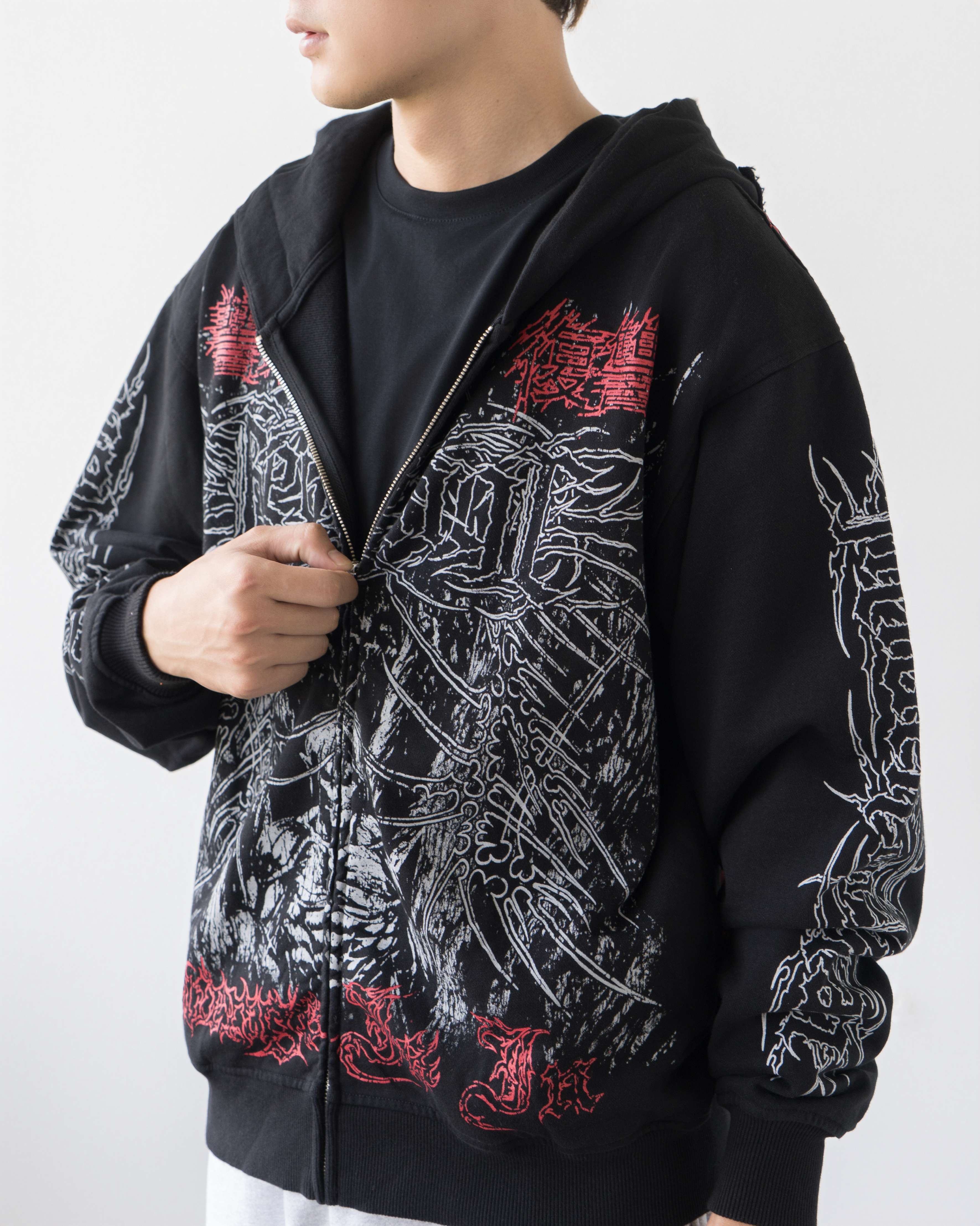 REVENGE FULL ZIP HOODIE 37