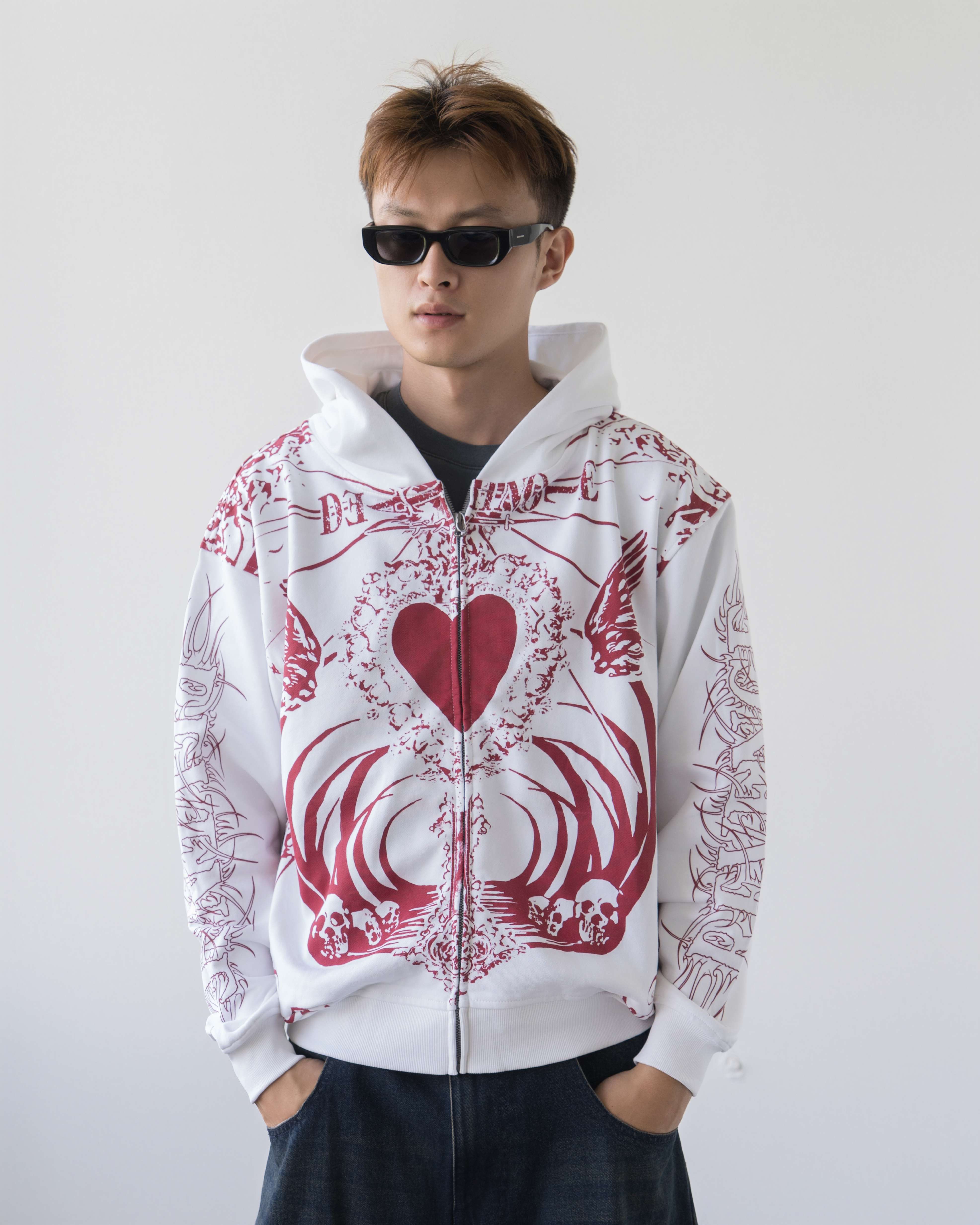 REVENGE FULL ZIP HOODIE 43