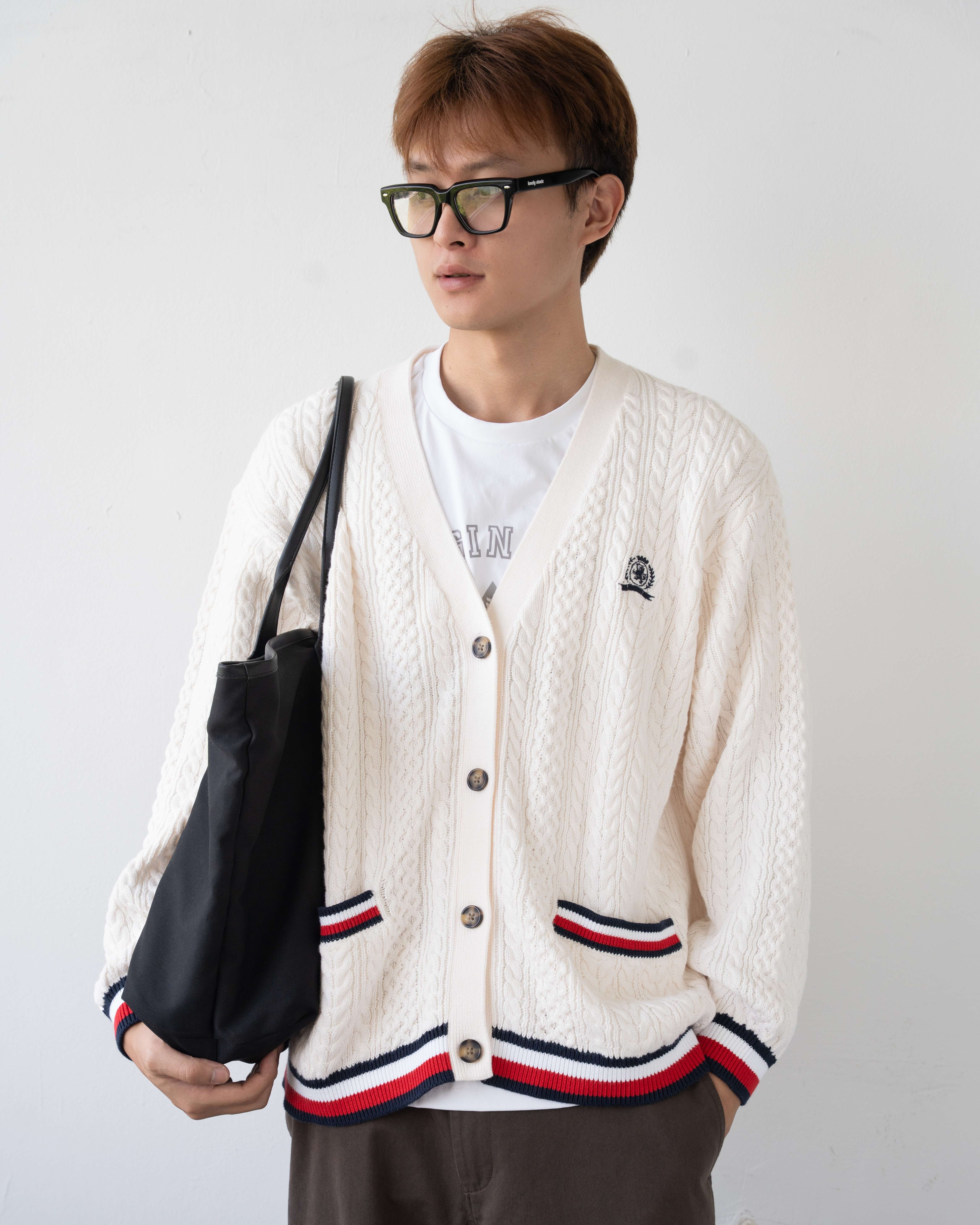 T.M JEAN CARDIGAN CABEL KNIT