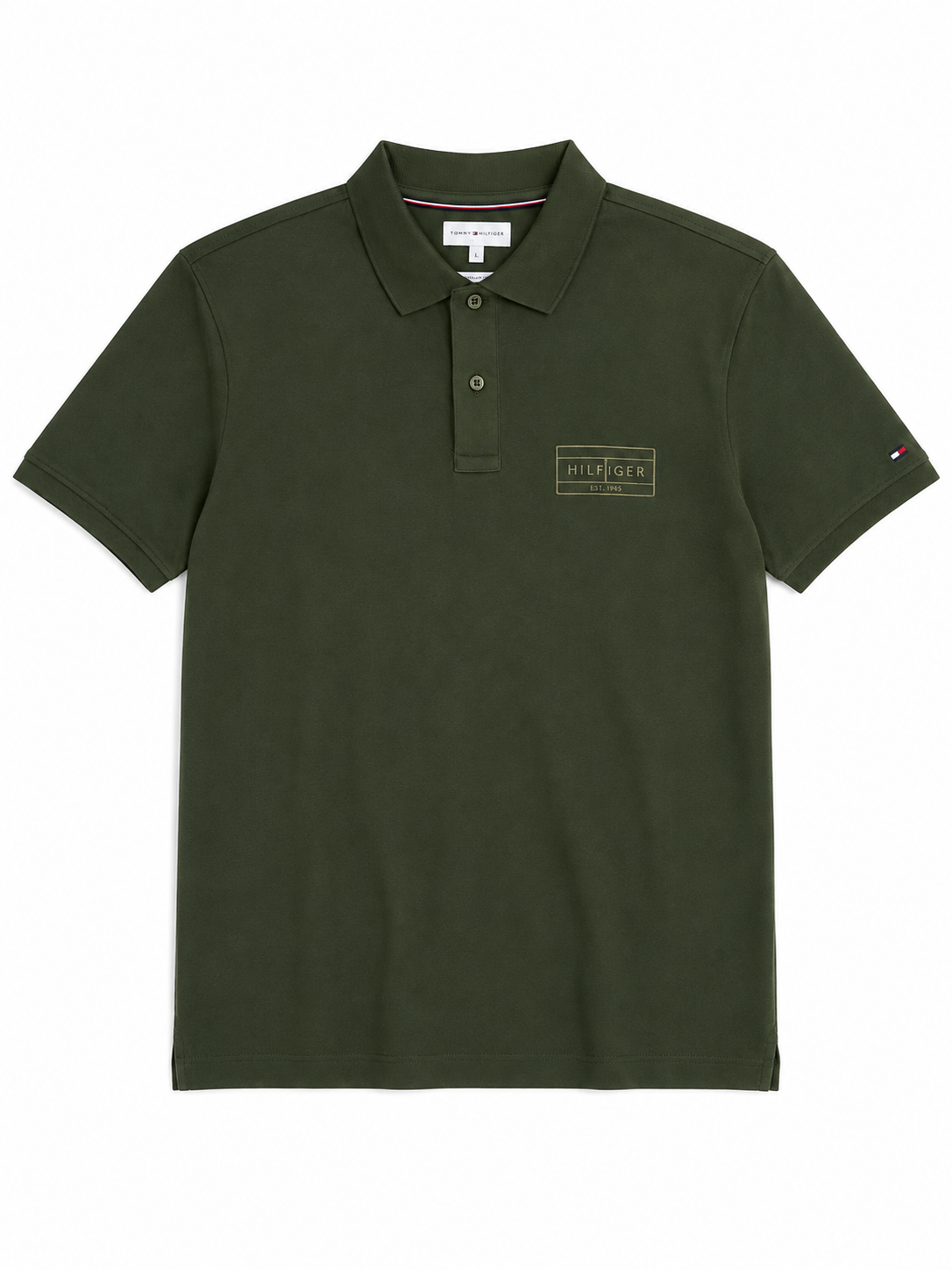 TM BIG PATCH REGULAR FIT FLUID COTTON POLO SHIRT