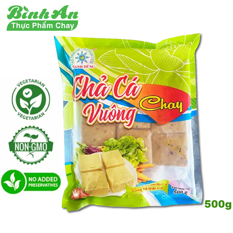 Chả Cá Vuông Chay Thanh Dũng gói 500gr