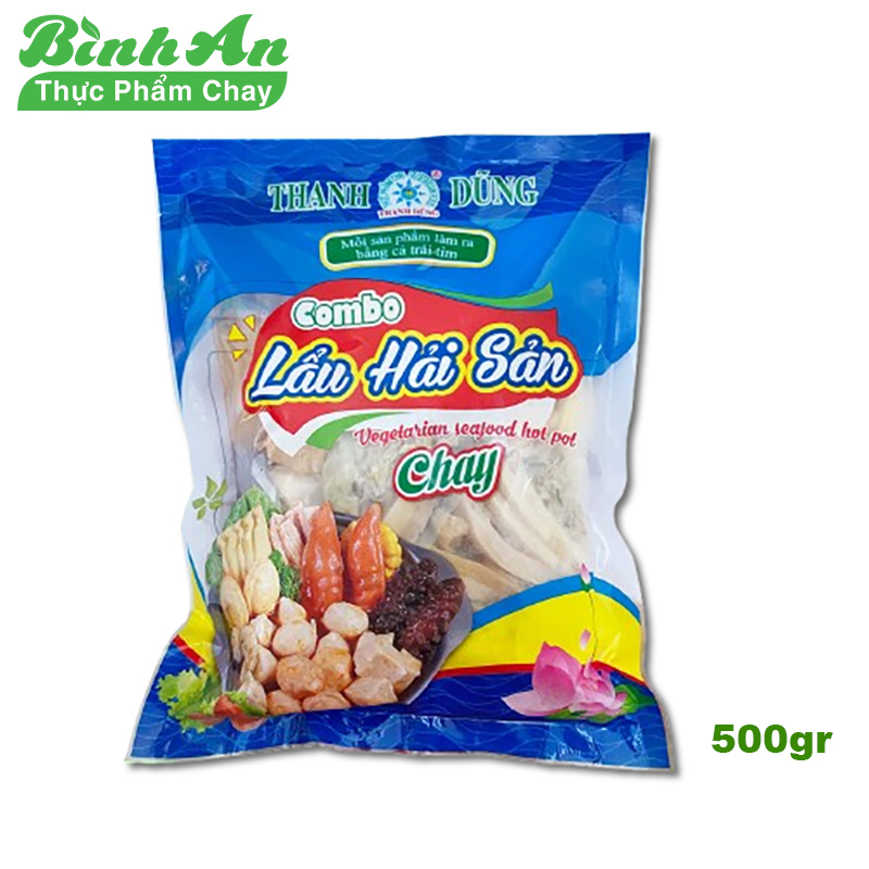 Combo Lẩu Hải Sản Chay Thanh Dũng Gói 500gr
