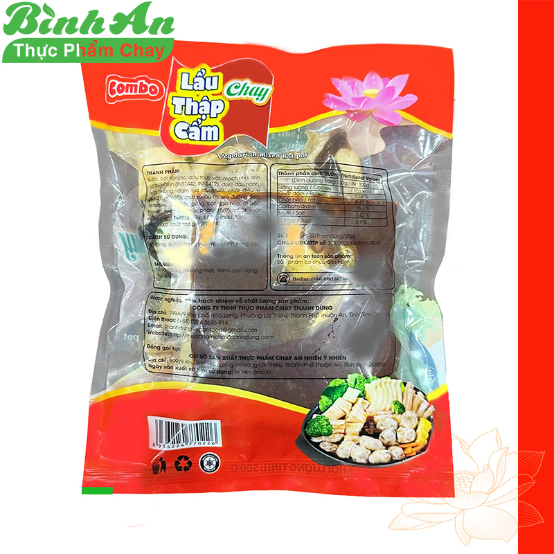 Combo Lẩu Thập Cẩm Chay Thanh Dũng 500gr