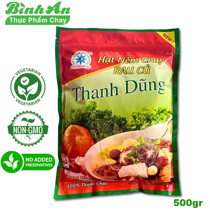 Hạt Nêm Chay Rau Củ Thanh Dũng gói 500gr