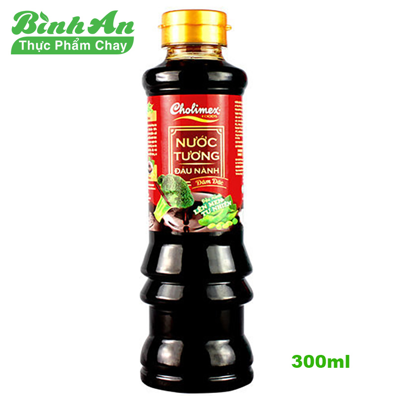Nước Tương Cholimex Lên Men Tự Nhiên chai 300ml