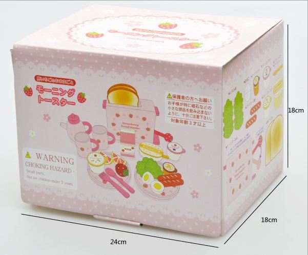 Set đồ chơi gỗ mô phỏng bữa ăn cho bé gái