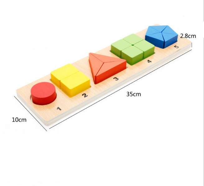 Combo 3 Thanh Hình Học và Các Mảnh Ghép Tạo Khối