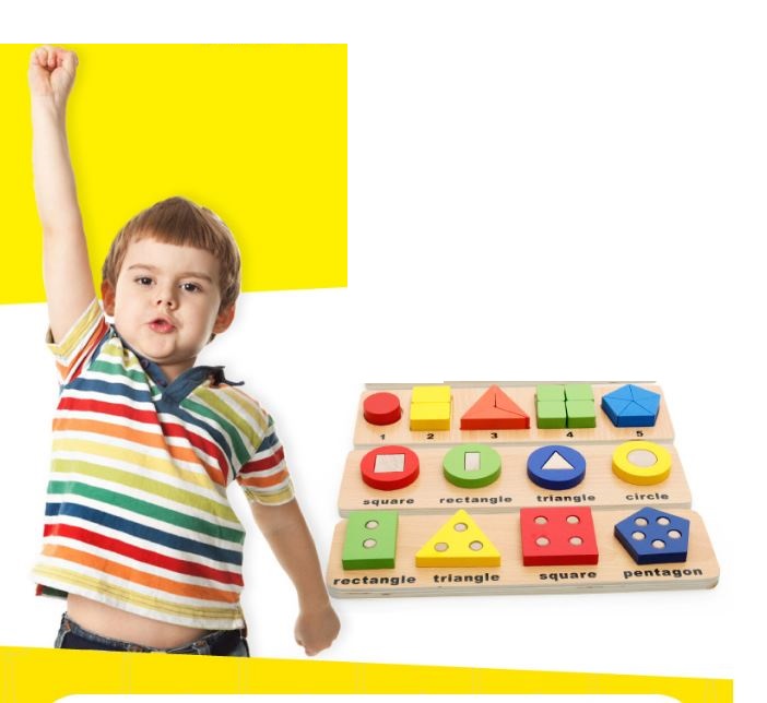 Combo 3 Thanh Hình Học và Các Mảnh Ghép Tạo Khối