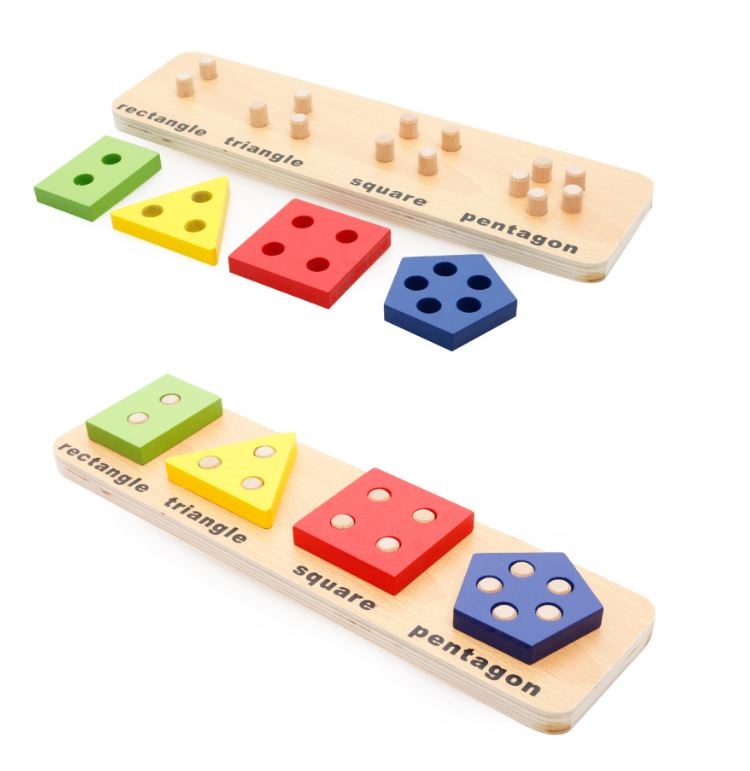Combo 3 Thanh Hình Học và Các Mảnh Ghép Tạo Khối