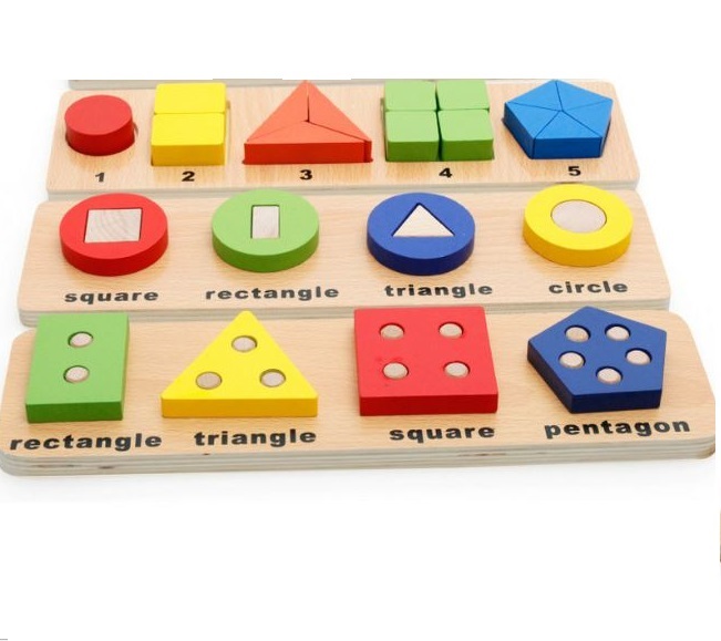 Combo 3 Thanh Hình Học và Các Mảnh Ghép Tạo Khối