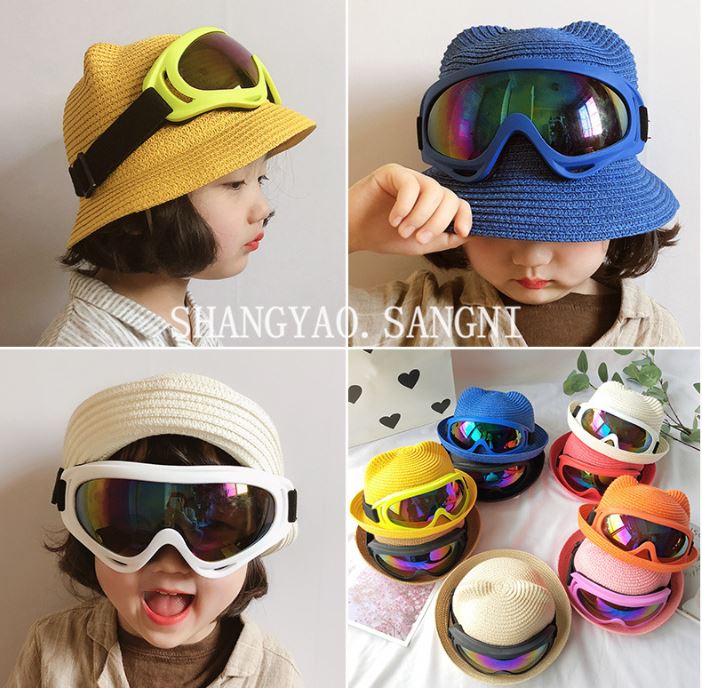 Nón cói cho bé trai, gái - kèm kính sành điệu
