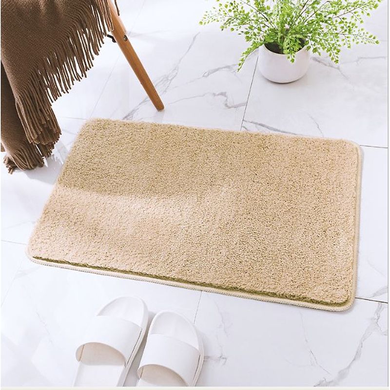 Thảm Lông chùi chân, thảm nhà tắm, thảm cửa ra vào Đơn Sắc - Kem