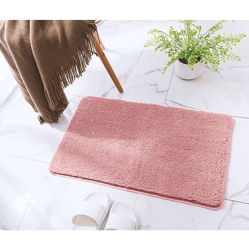 Thảm Lông chùi chân, thảm nhà tắm, thảm cửa ra vào Đơn Sắc - Hồng