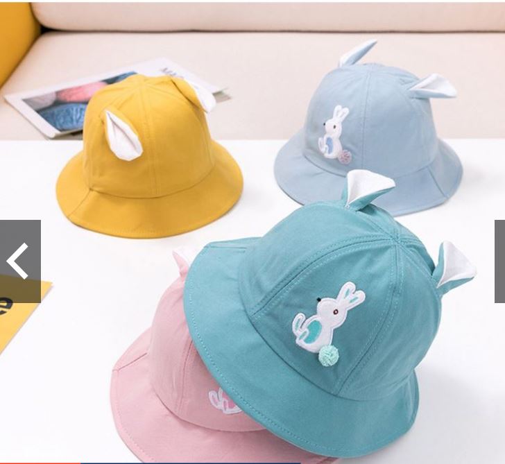 Nón Bucket, Mũ Vành Tai Thỏ xinh xắn cho bé