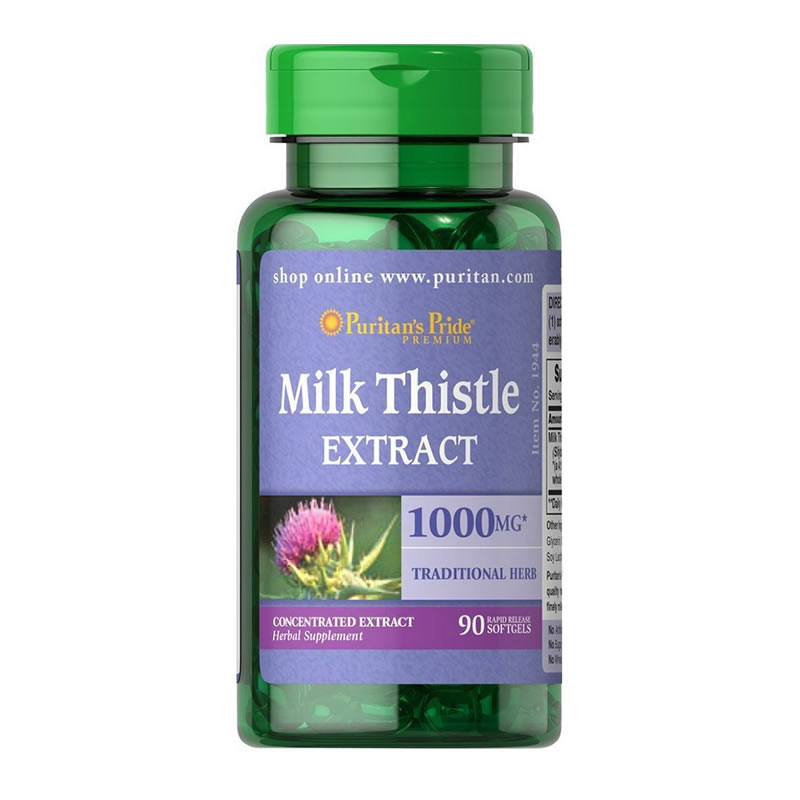 Milk Thistle 1000mg bổ gan 90v