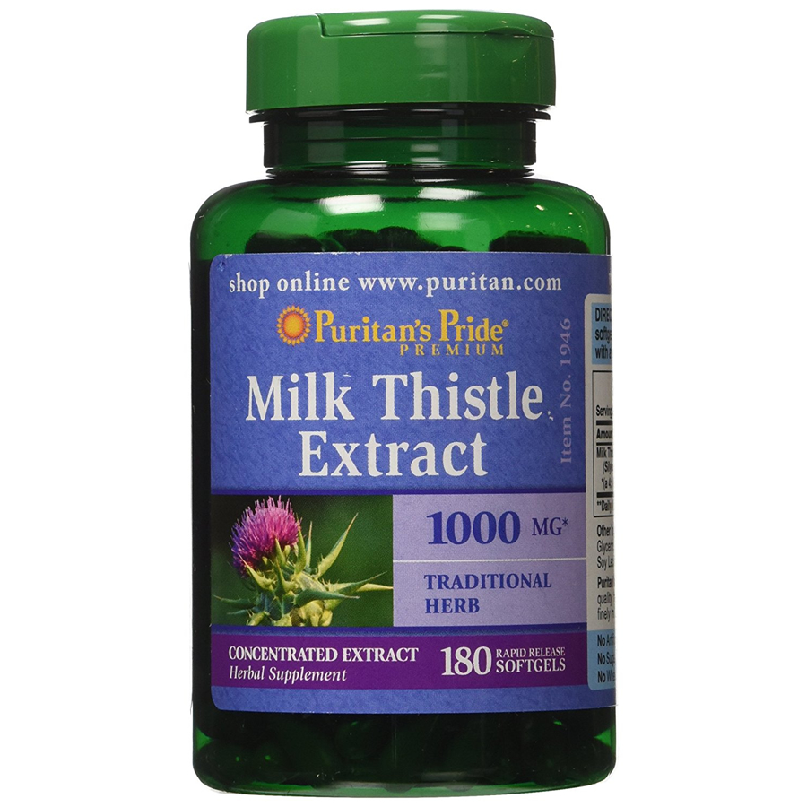 Milk Thistle 1000mg bổ gan 180v