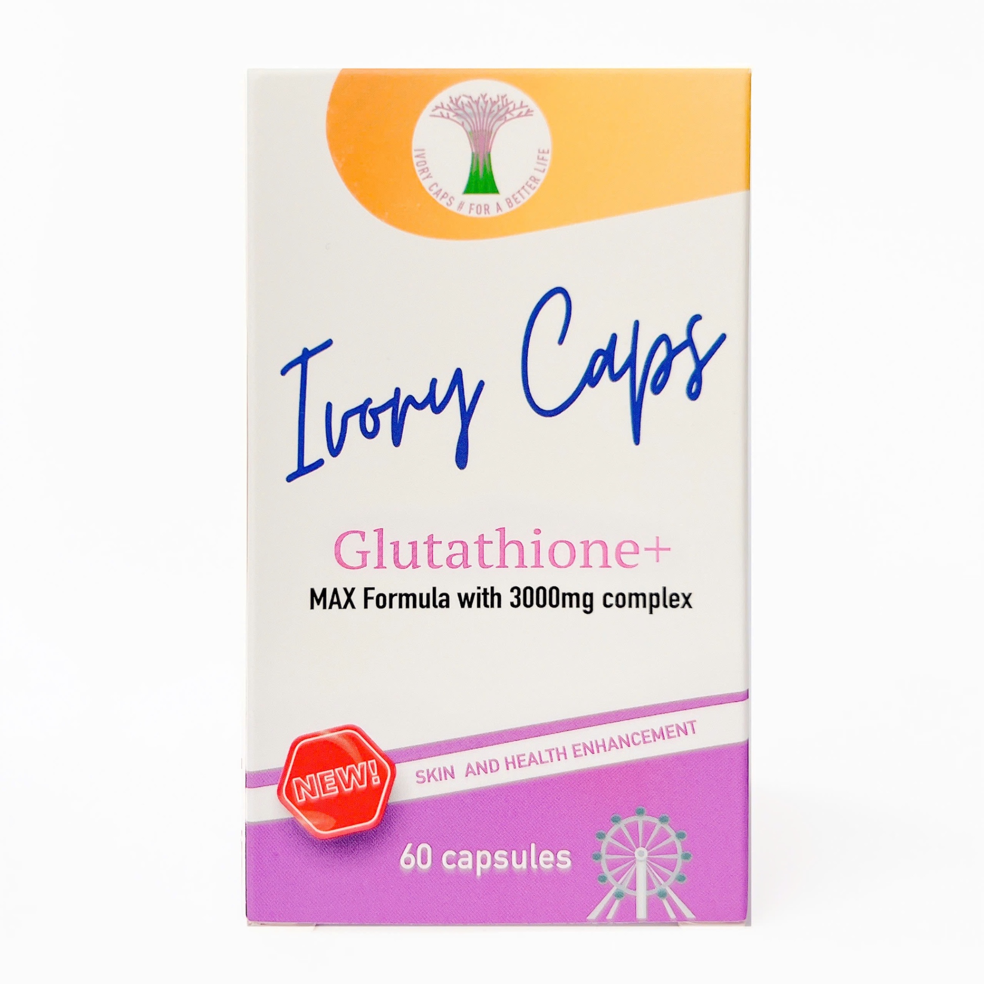 Ivory Caps Glutathione+ công thức MAX 3000mg - phiên bản mới tốt nhất