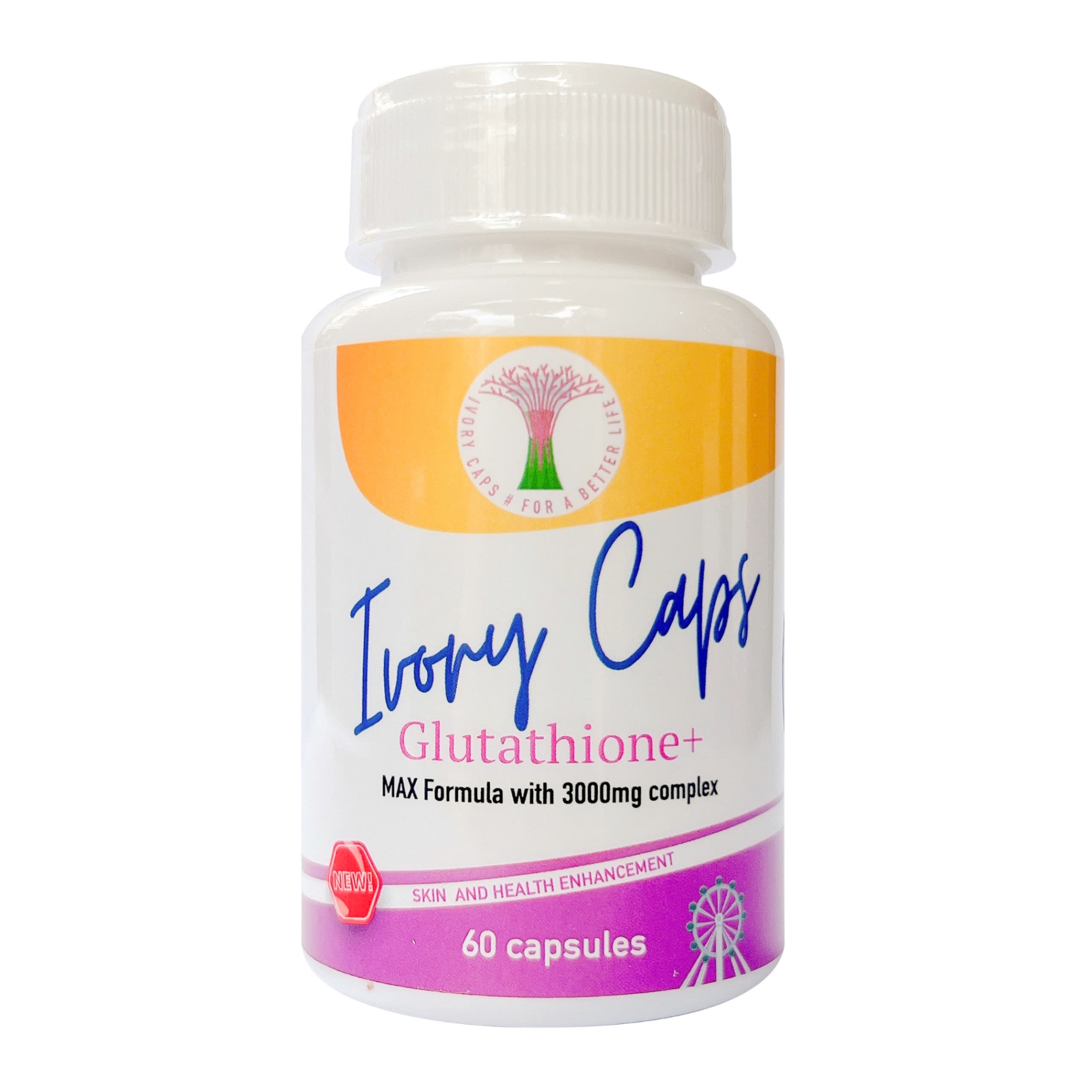 Ivory Caps Glutathione+ công thức MAX 3000mg - phiên bản mới tốt nhất