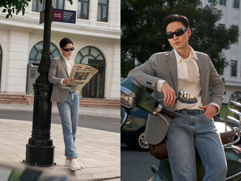 101 công thức mix đồ đi đám cưới với quần jean điển trai
