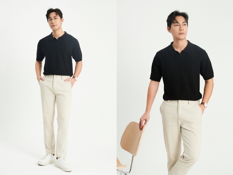 Áo đen phối quần màu gì? 6 cách phối áo đen lịch thiệp, trẻ trung