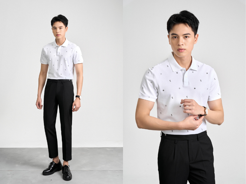 10 cách phối đồ với áo polo nam trẻ trung, phóng khoáng