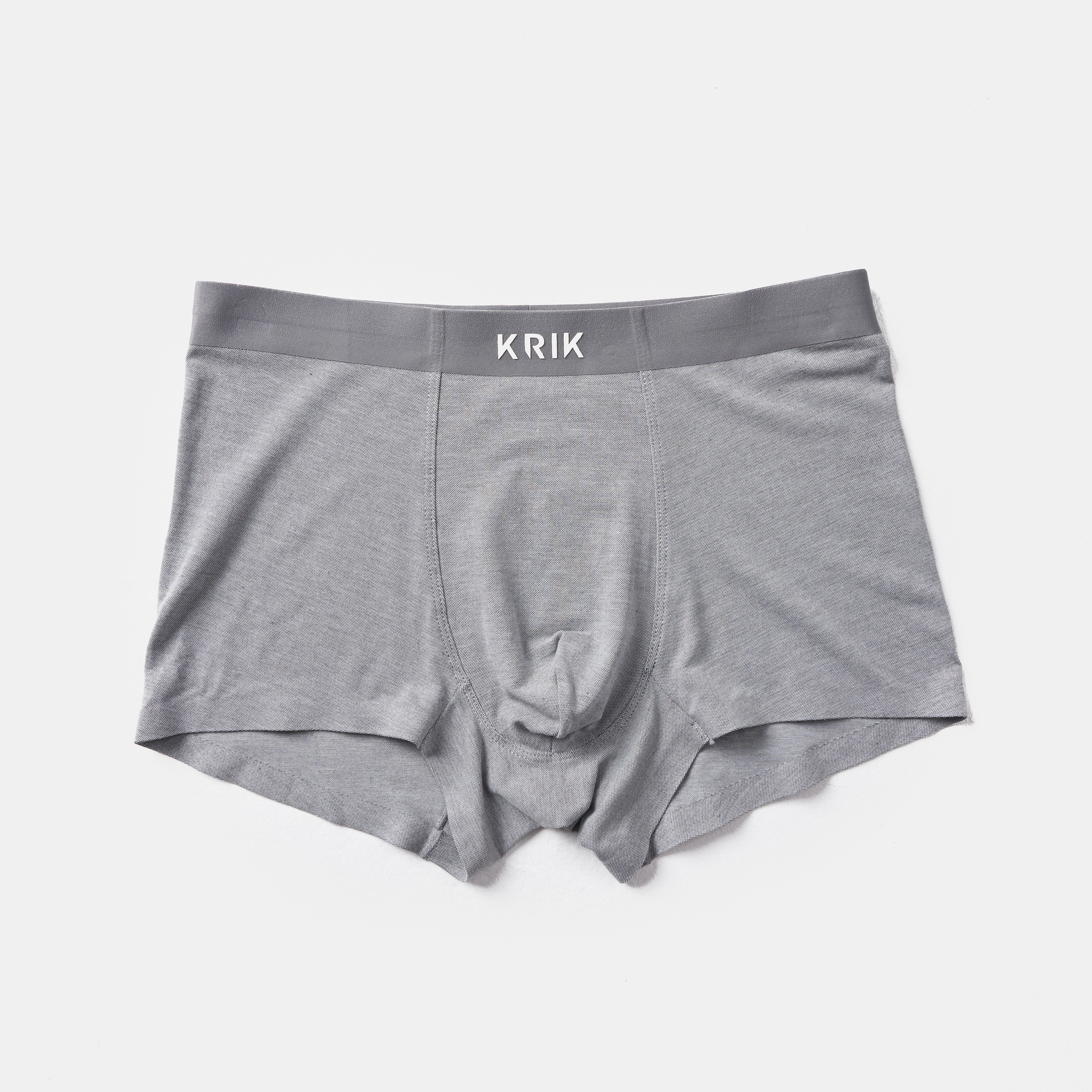 Quần Boxer Nam Krik 9600 - Ghi - 2XL