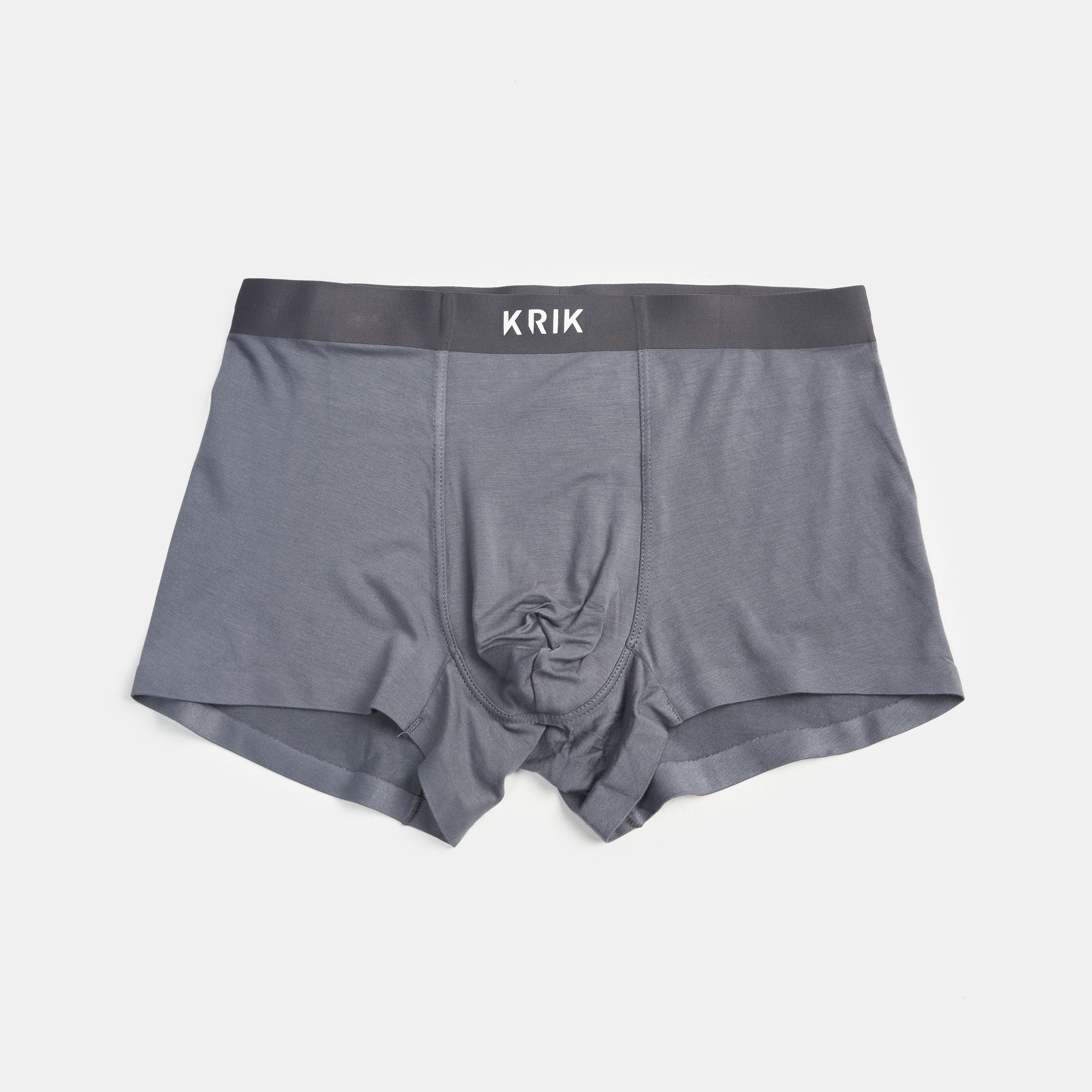 Quần Boxer Nam Krik 9601 - Ghi - 2XL