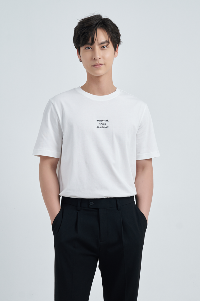 Áo Phông Regular Cotton 1261 - Trắng - 2XL