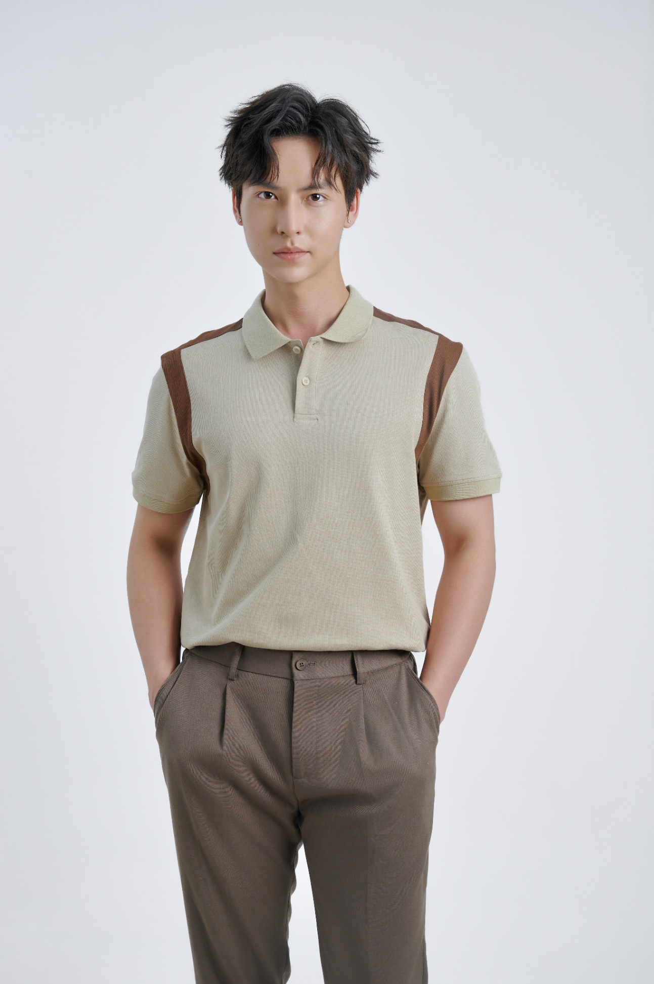 Áo Polo Cổ Đức Regular 2142 - Be - 2XL