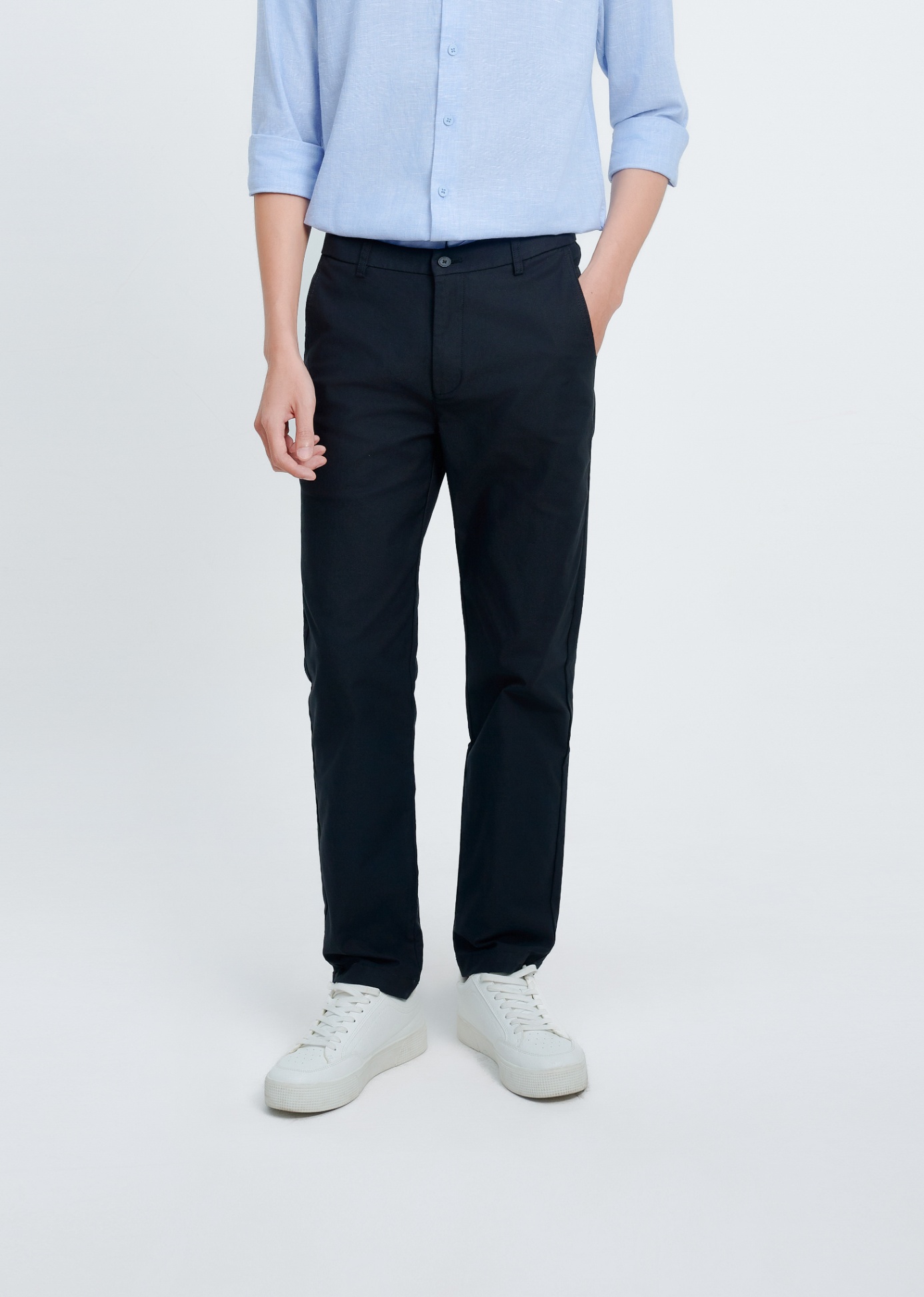 Quần Kaki Slim 6525 - Đen - 34
