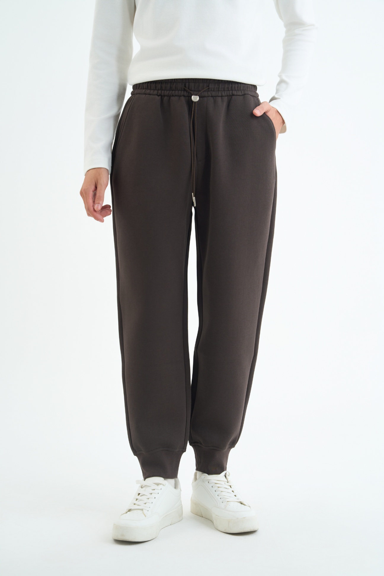 Quần Jogger Nỉ Classic 7528 - Nâu - 2XL